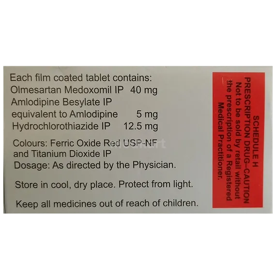 triolmesar 40mg tablet 15's